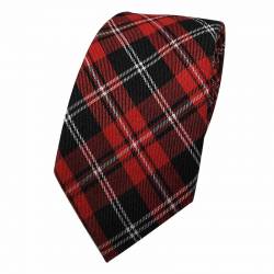 Cravate écossaise en tartan rouge pour homme ou femme