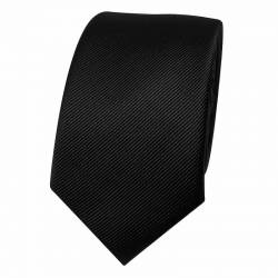 Cravate slim noire en soie