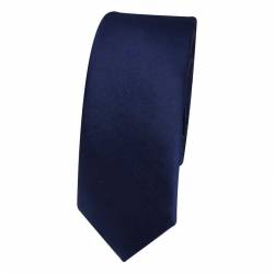 Cravate ultra slim 3 cm bleu marine