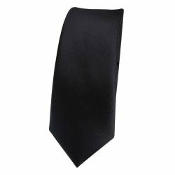 Cravate ultra slim 3 cm noire