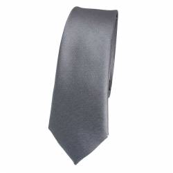 Cravate ultra slim 3 cm grise
