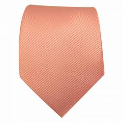 Cravate rose pâle en soie