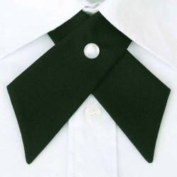 Nœud papillon croisé vert kaki foncé