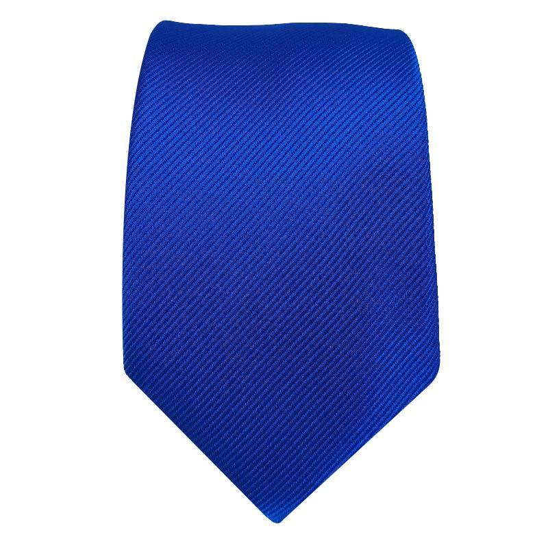 Cravate slim bleu roi