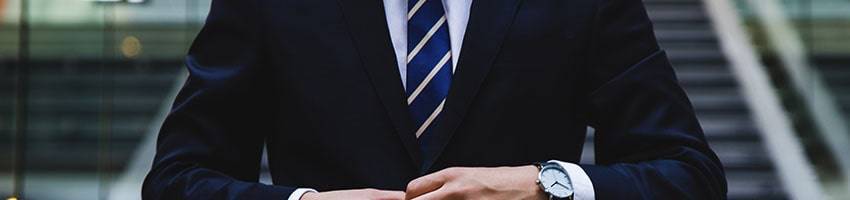 Cravate bleue - La Cravate Rouge